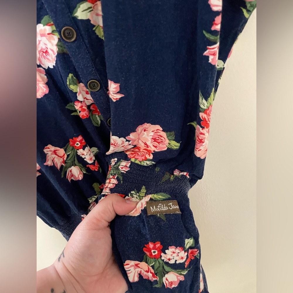 ✨Women’s Matilda Jane Floral Romper Size Large - Picture 9 of 10